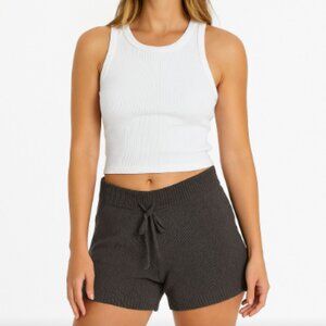 DYI Women's Sweater Felt Bottom Short Black Size Large